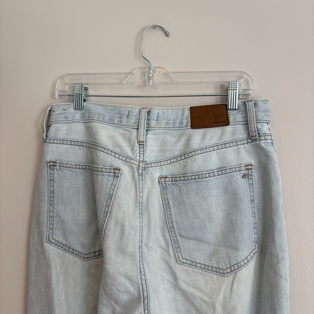 Madewell Light Blue Straight Leg Jeans - Picture 5 of 11